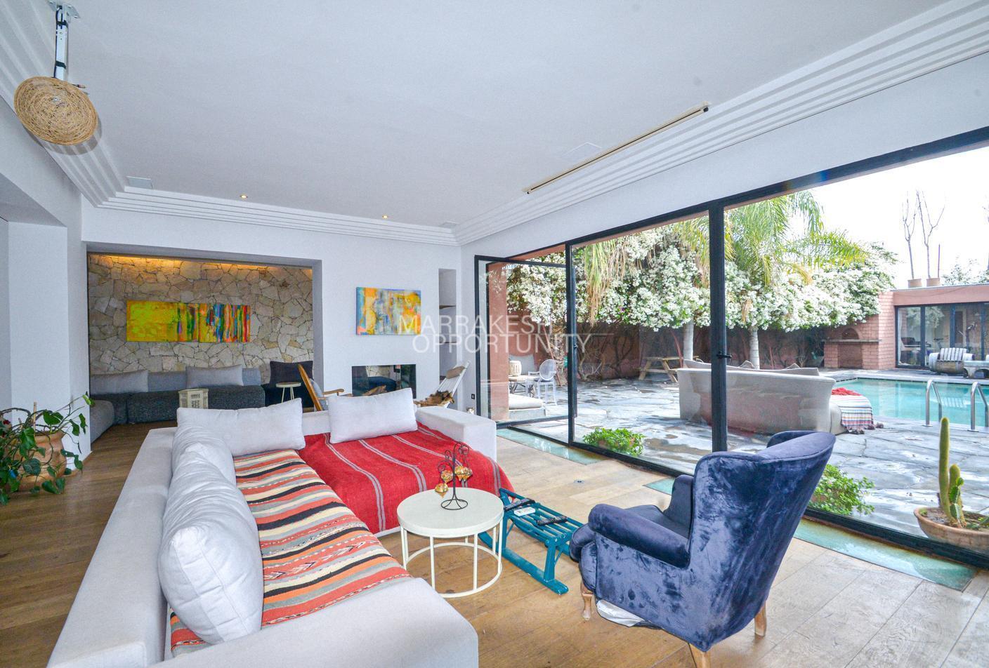 Une magnifique villa proposée pour la vente située dans la palmeraie — 6
