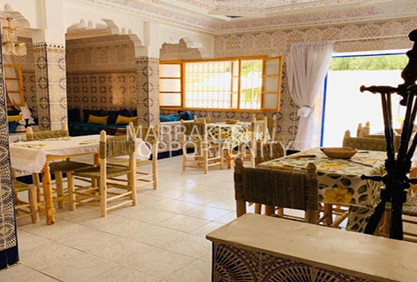 Magnifique auberge titré à vendre situé dans la route d’Amezmiz — 2