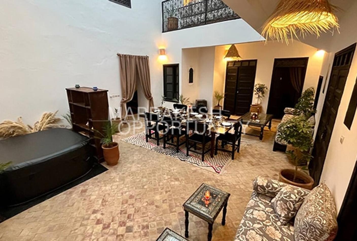 Un magnifique Riad à vendre situé au cœur de l'ancienne Médina de Marrakech