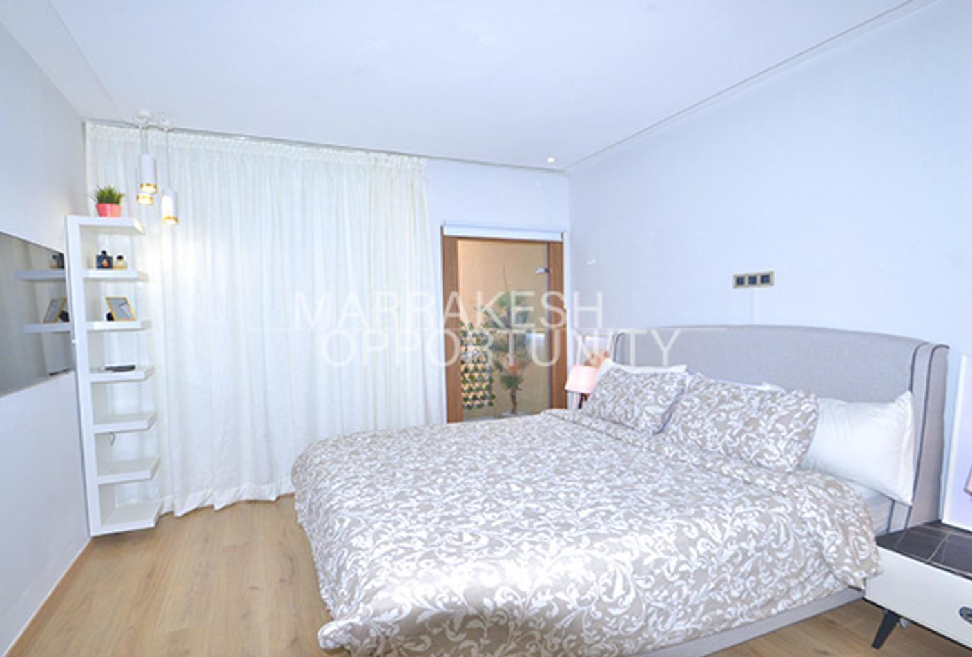 Moderne Appartement meublé en location à Guéliz