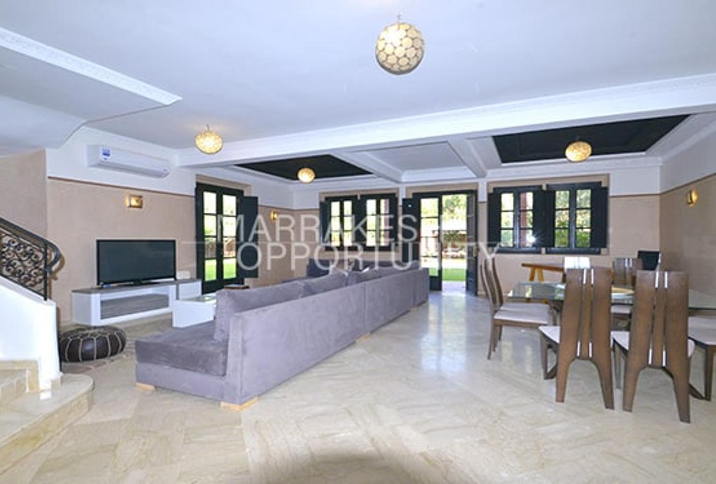 Location Magnifique villa meublée dans la Palmeraie