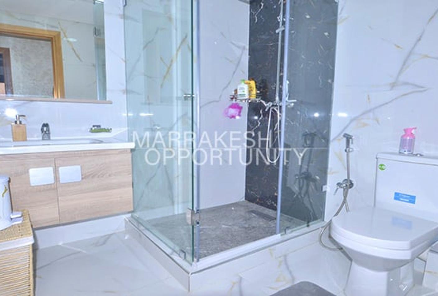 Appartement meublé moderne en location à Guéliz