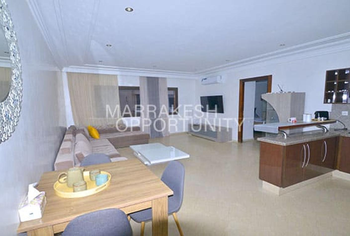 Studio meublé moderne en location à Guéliz — 3