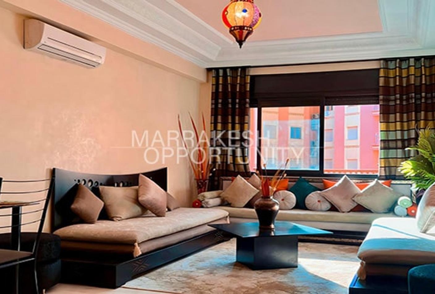 Joli Appartement meublé en location annuelle à Guéliz — 2