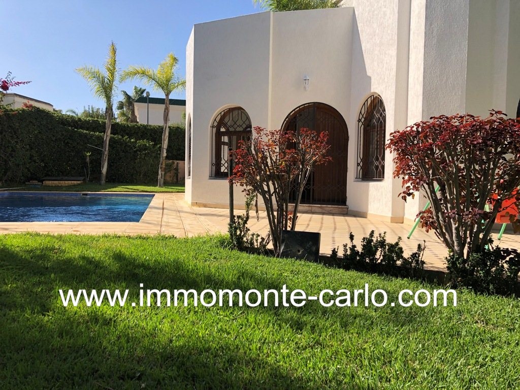 Très belle villa avec piscine à  louer à Souissi — 3