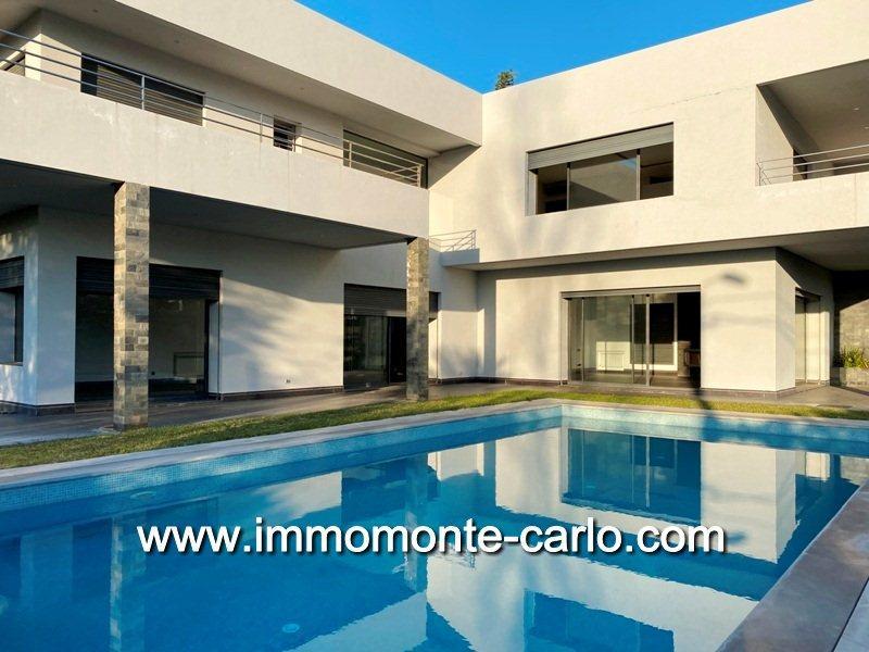 Location Villa  neuve de luxe au quartier Souissi RABAT