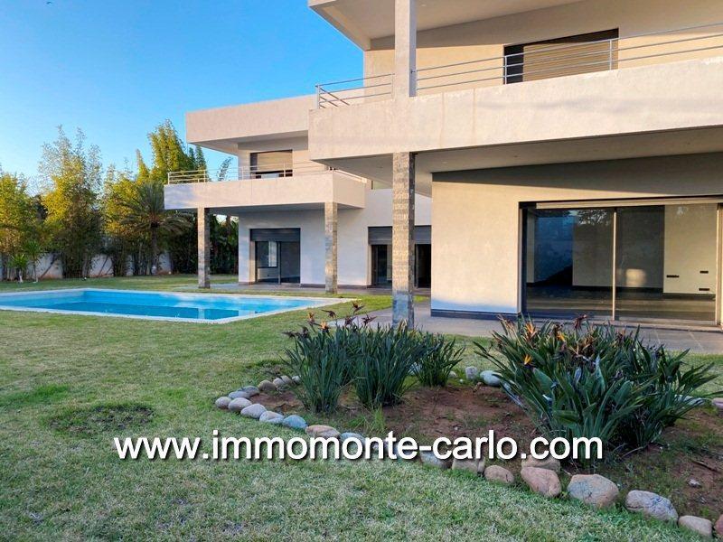 Location Villa  neuve de luxe au quartier Souissi RABAT — 3