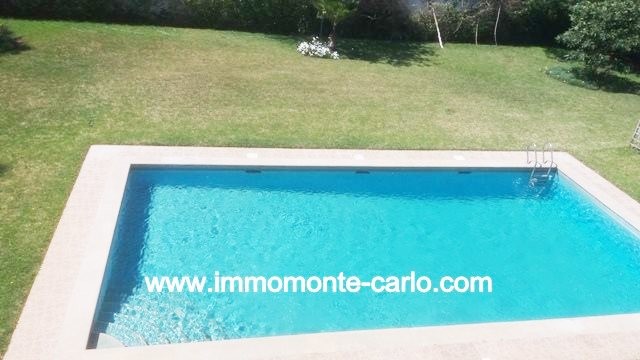 Location villa avec piscine Rabat Souissi