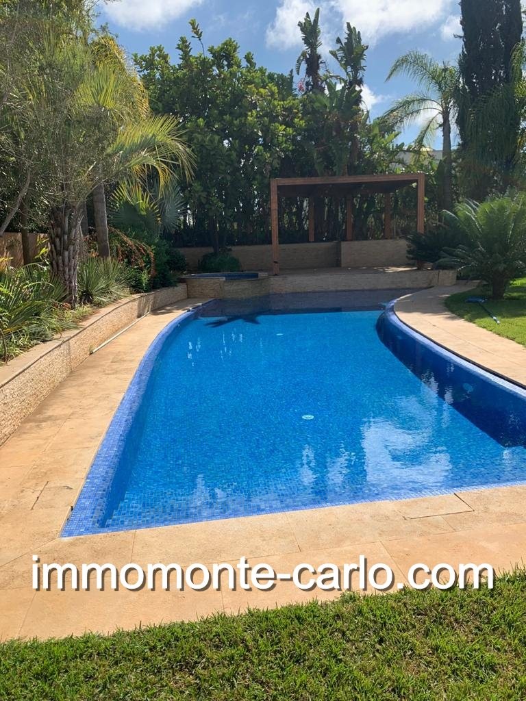 Villa de luxe meublée à Rabat au quartier Souissi