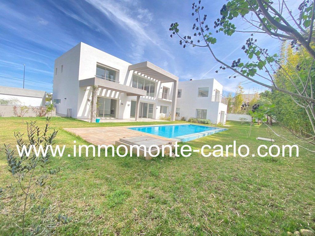 Villa d’architecte haut standing à louer  Rabat