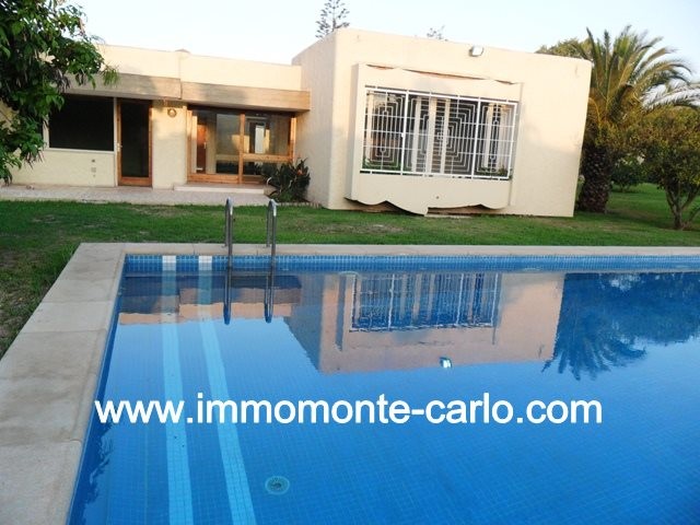 Magnifique villa avec piscine et chauffage à louer au quartier Souissi RABAT — 2