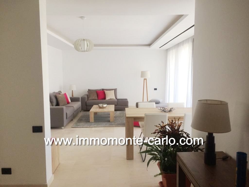 Appartement neuf, haut standing et meublé à orangerie souissi