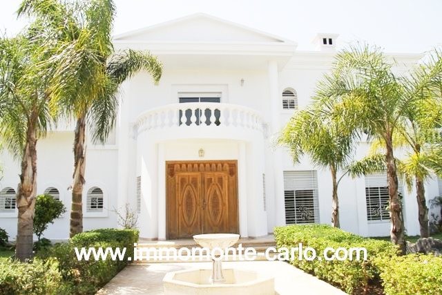 Location villa de prestige au quartier  Souissi RABAT