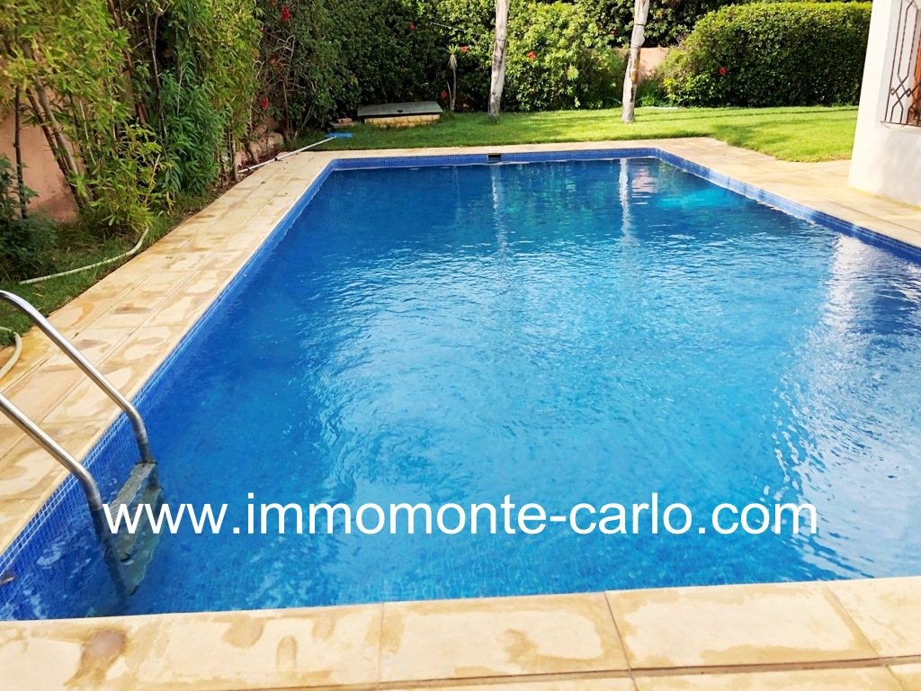 Très belle villa avec piscine à  louer à Souissi — 2