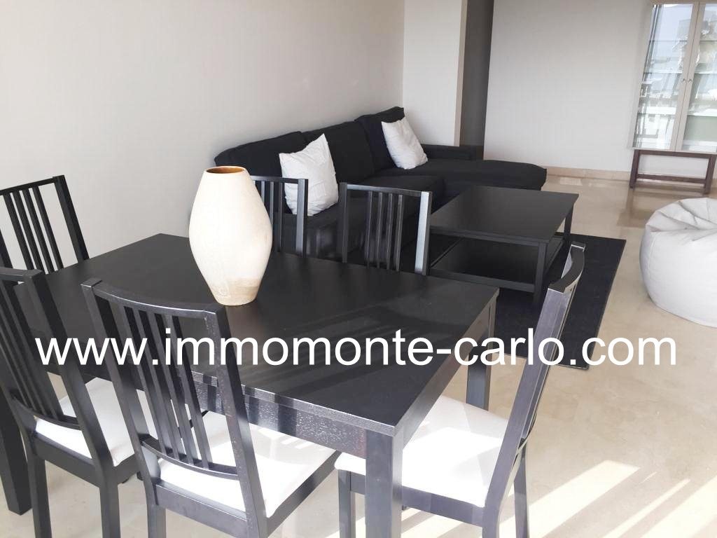 Bel appartement meublé avec terrasse Rabat Orangeraie de Souissi — 3