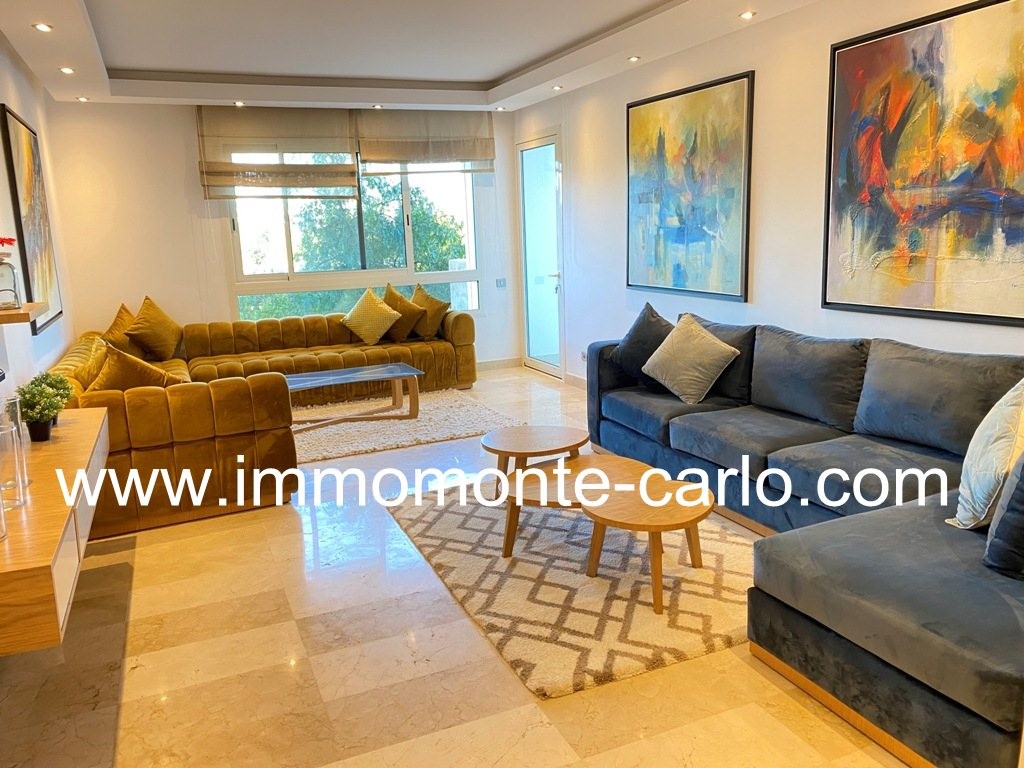 Luxueux appartement meublé  sans vis-à-vis à l’orangeraie du Souissi — 3