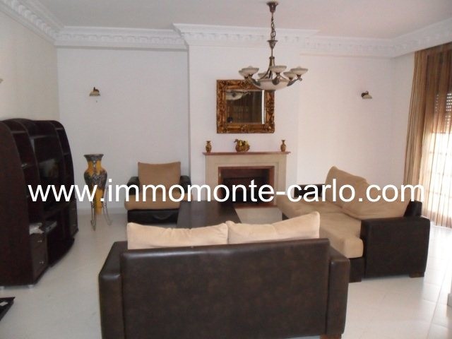 A louer villa avec piscine et chauffage central Souissi RABAT — 3