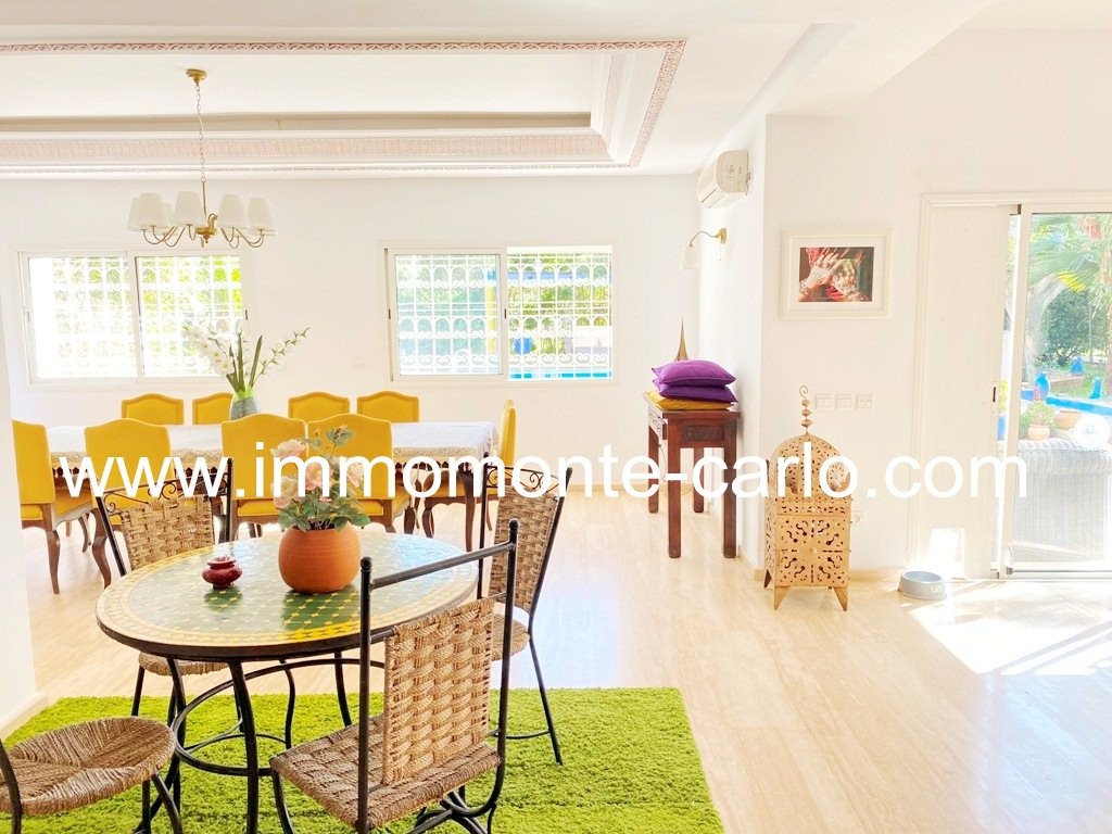 Location villa avec piscine à la plage de skhirat — 5
