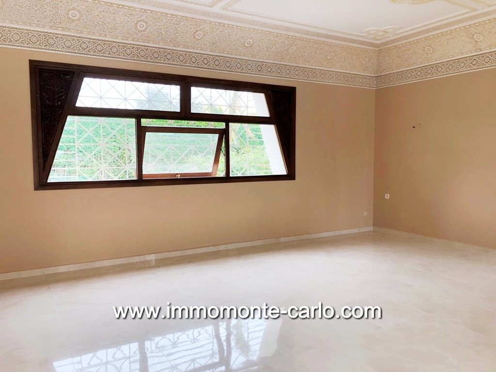 Villa neuve avec piscine à louer à Souissi RABAT — 3