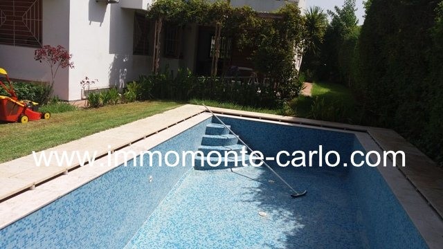 Jolie villa avec chauffage central à louer au quartier Souissi — 2