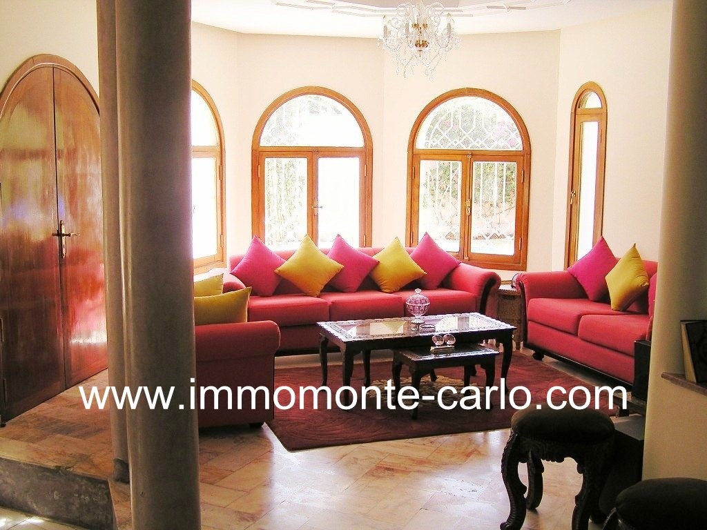Très belle villa avec piscine à  louer à Souissi — 5