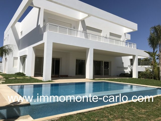 Très belle villa moderne neuve à louer à Rabat