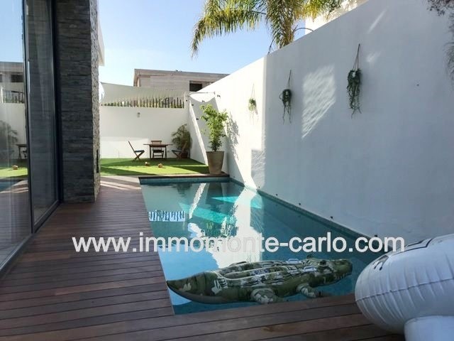 Villa neuve moderne avec piscine à louer à Hay Riad Rabat — 2