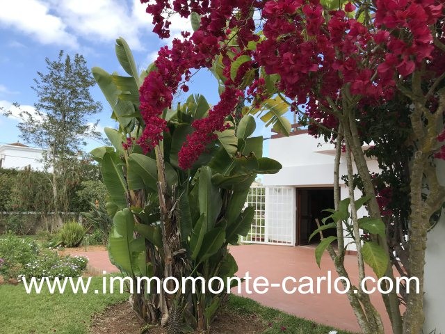 Villa refaite à neuve à louer à Hay Riad Rabat Maroc