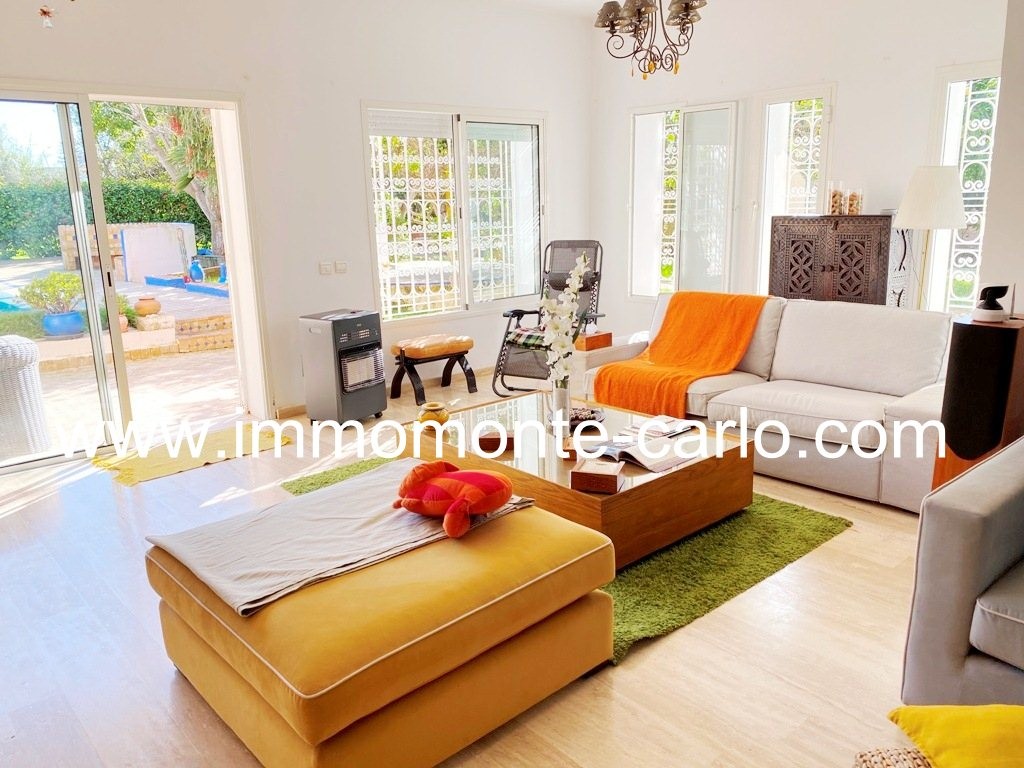Location villa avec piscine à la plage de skhirat — 3