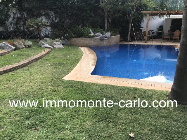 Superbe villa moderne avec piscine à louer à Souissi Rabat — 2