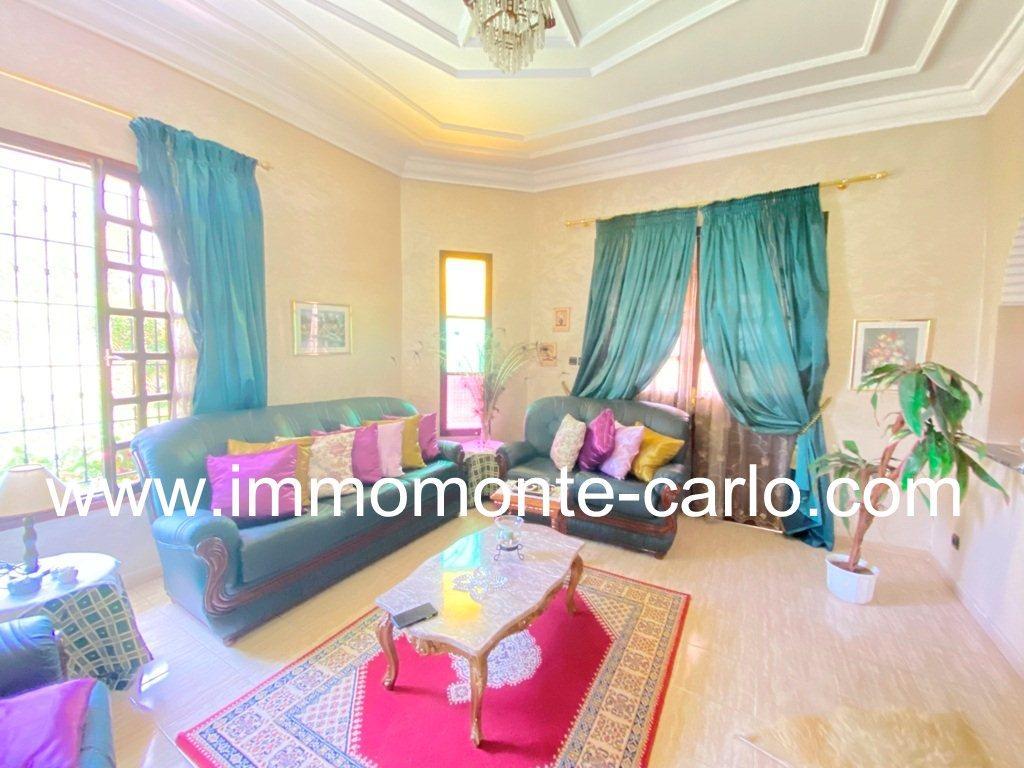 Très belle villa meublée avec jardin à Rabat Hay Riad — 4