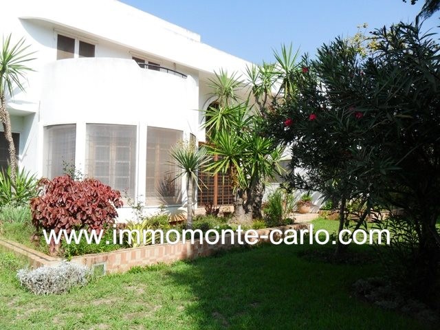 Location villa avec jardin paysagé à Souissi RABAT — 5