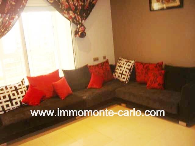 Location magnifique appartement meublé à HAY RIAD RABAT