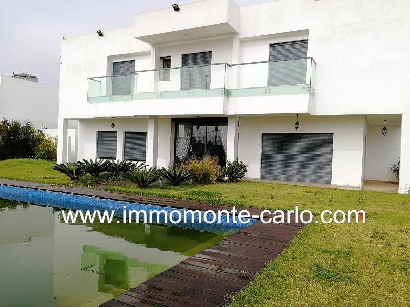 Location une villa meublée avec piscine à Rabat à Souissi