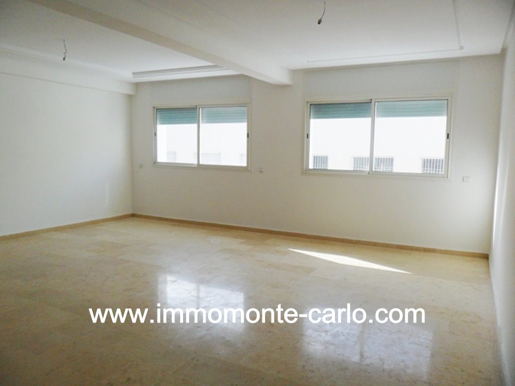Location appartement neuf à Jnane Souissi Rabat