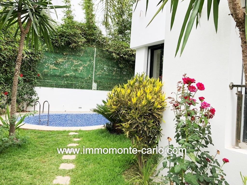 Villa neuve moderne avec piscine à louer à Hay Riad Rabat — 2