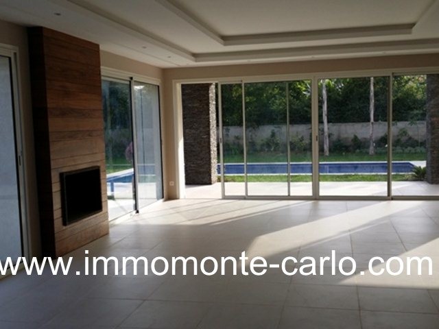 Belle Villa haut standing neuve avec piscine et chauffage central à Souissi — 5