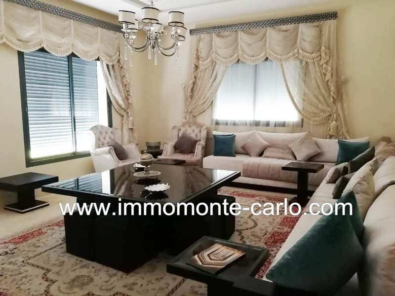 Location une villa meublée avec piscine à Rabat à Souissi — 4