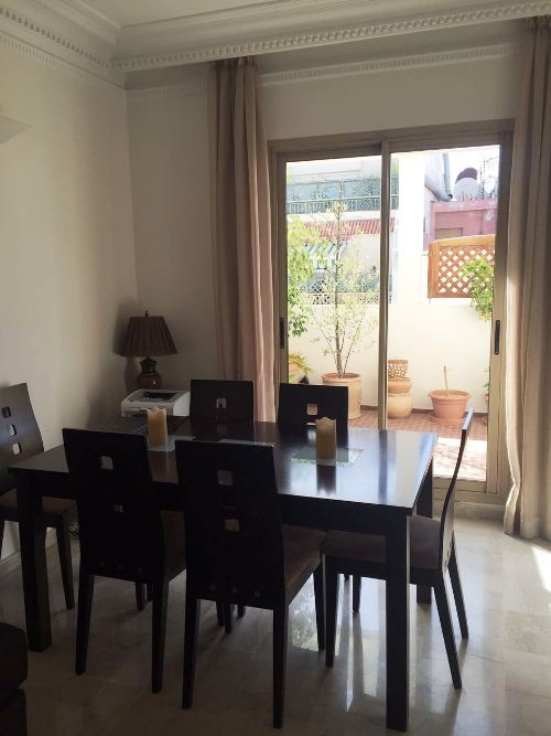 Studio en location meublé avec terrasse et une véranda au quartier Gauthier Casablanca. — 3