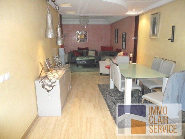 location appartement vide 105m² quartier maarif extension