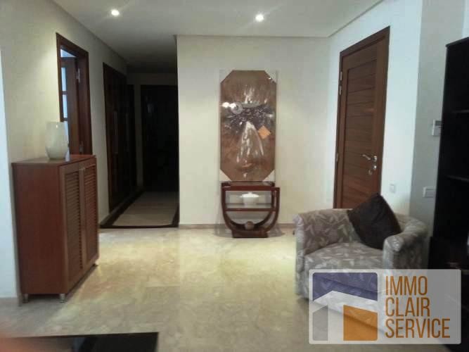 Location appartement meublé 130m2, Racine Extension CASABLANCA — 2