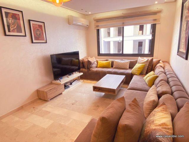 Maarif: appartement HS 2 chambres, terrasse. — 2