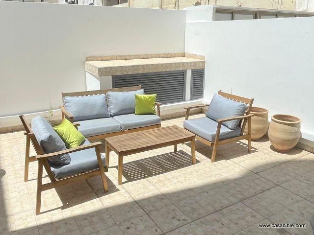 Derb Omar: studio meublé+terrasse.