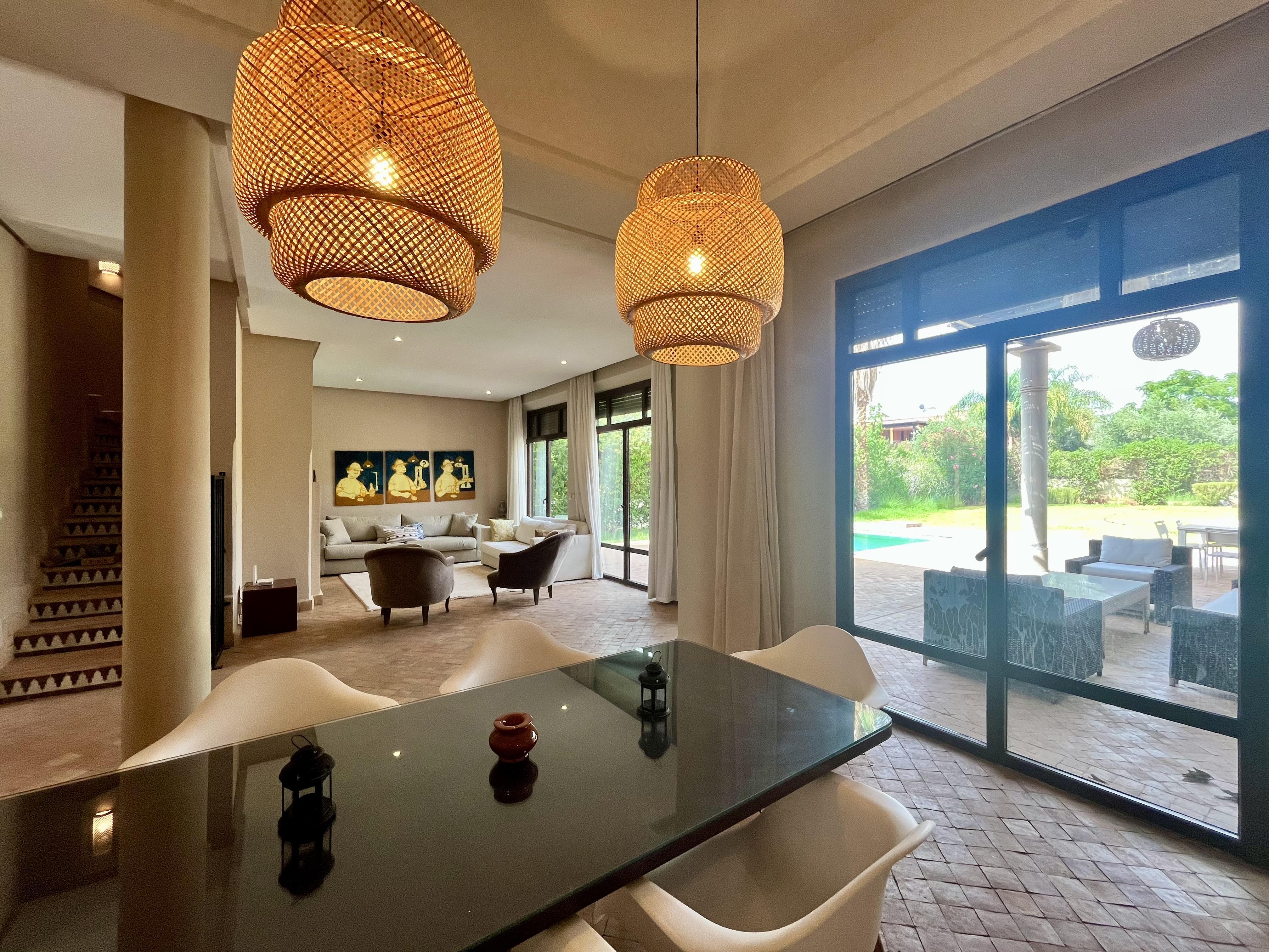 Villa à louer avec piscine sur golf - Marrakech — 2