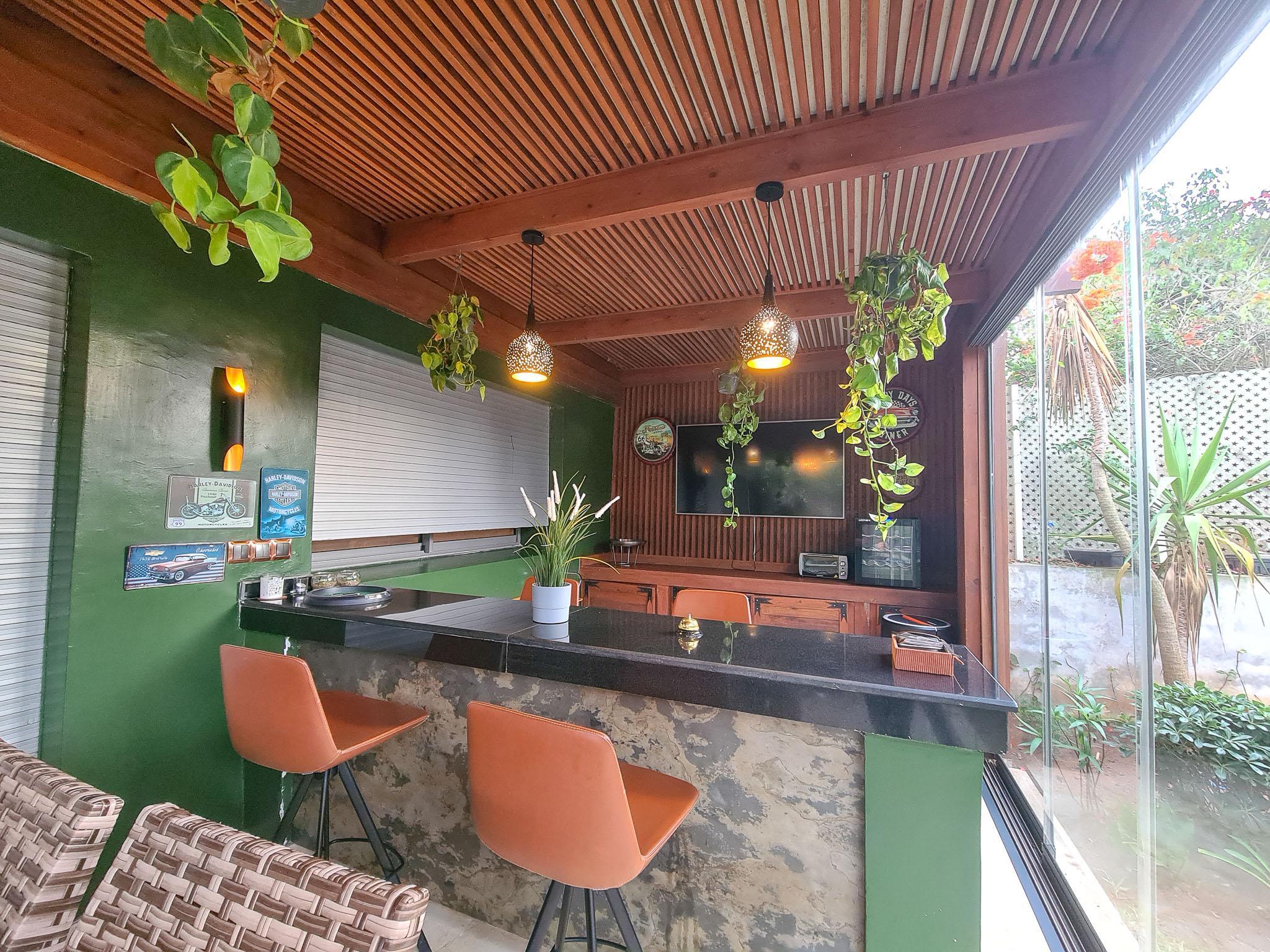 villa  4 chambres meublé avec grand jardin et piscine — 4