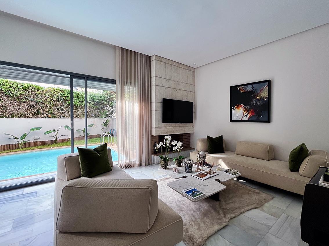 Élégante villa contemporaine avec piscine. — 4