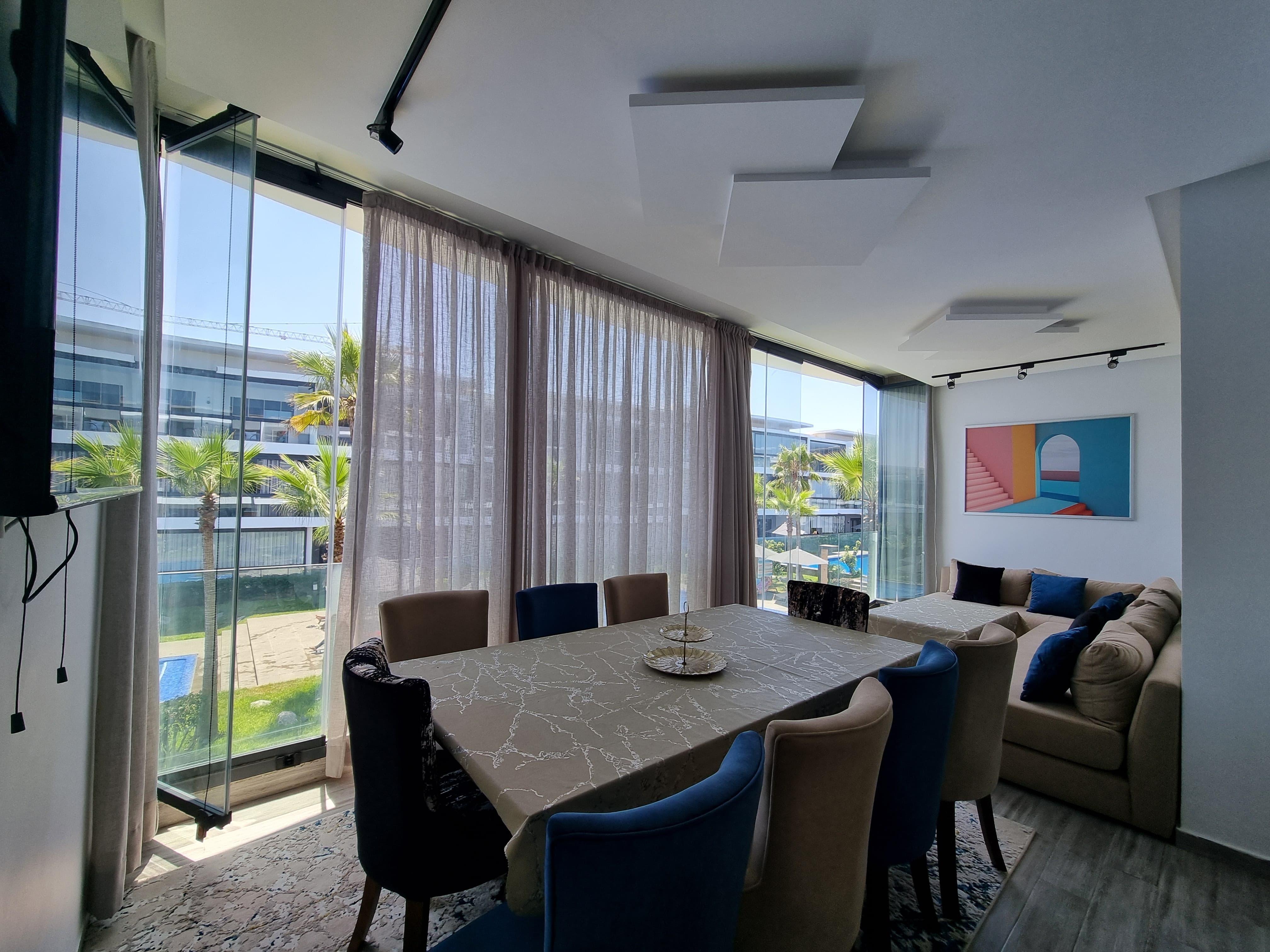 Superbe Appartement Meublé Haut Standing à Dar Bouazza en Résidence en Front de Mer — 5