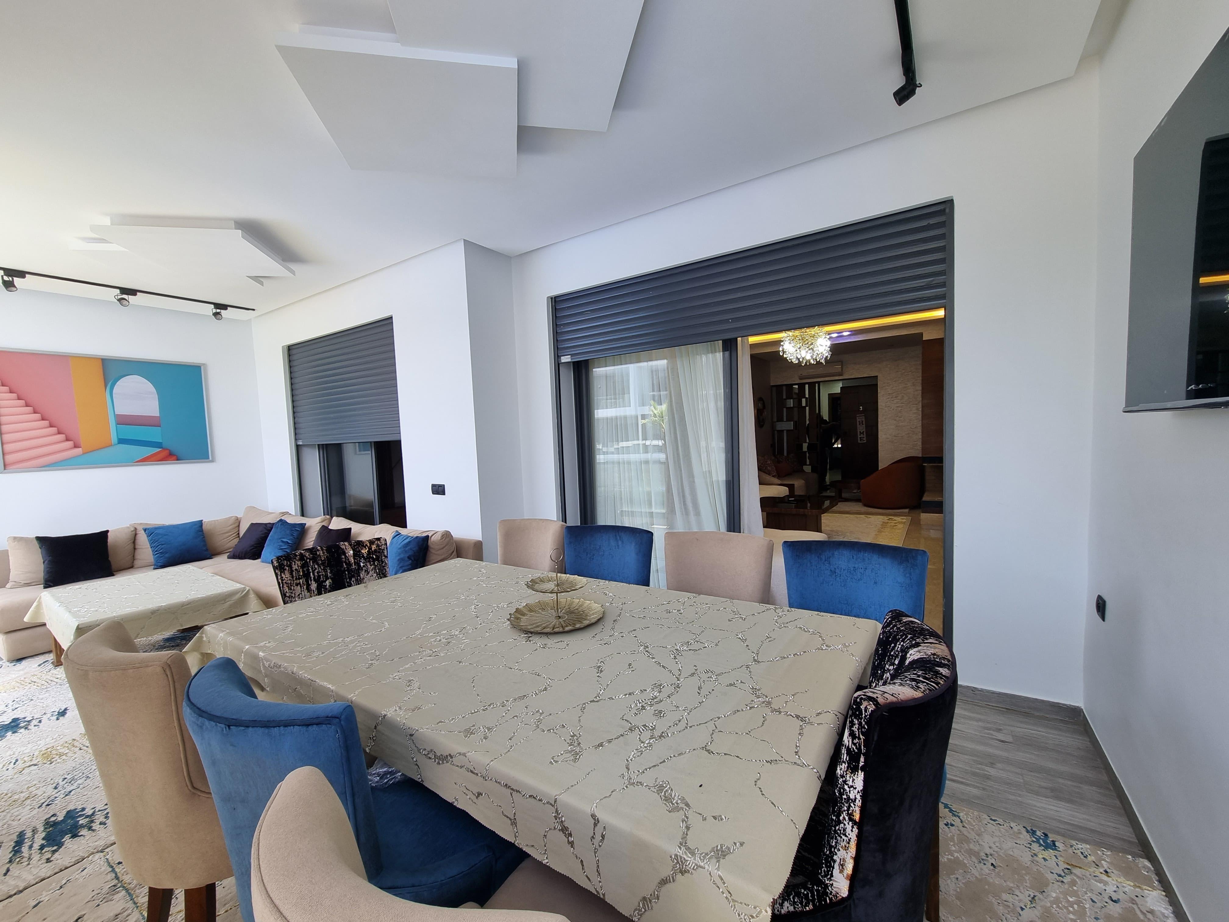 Superbe Appartement Meublé Haut Standing à Dar Bouazza en Résidence en Front de Mer — 4