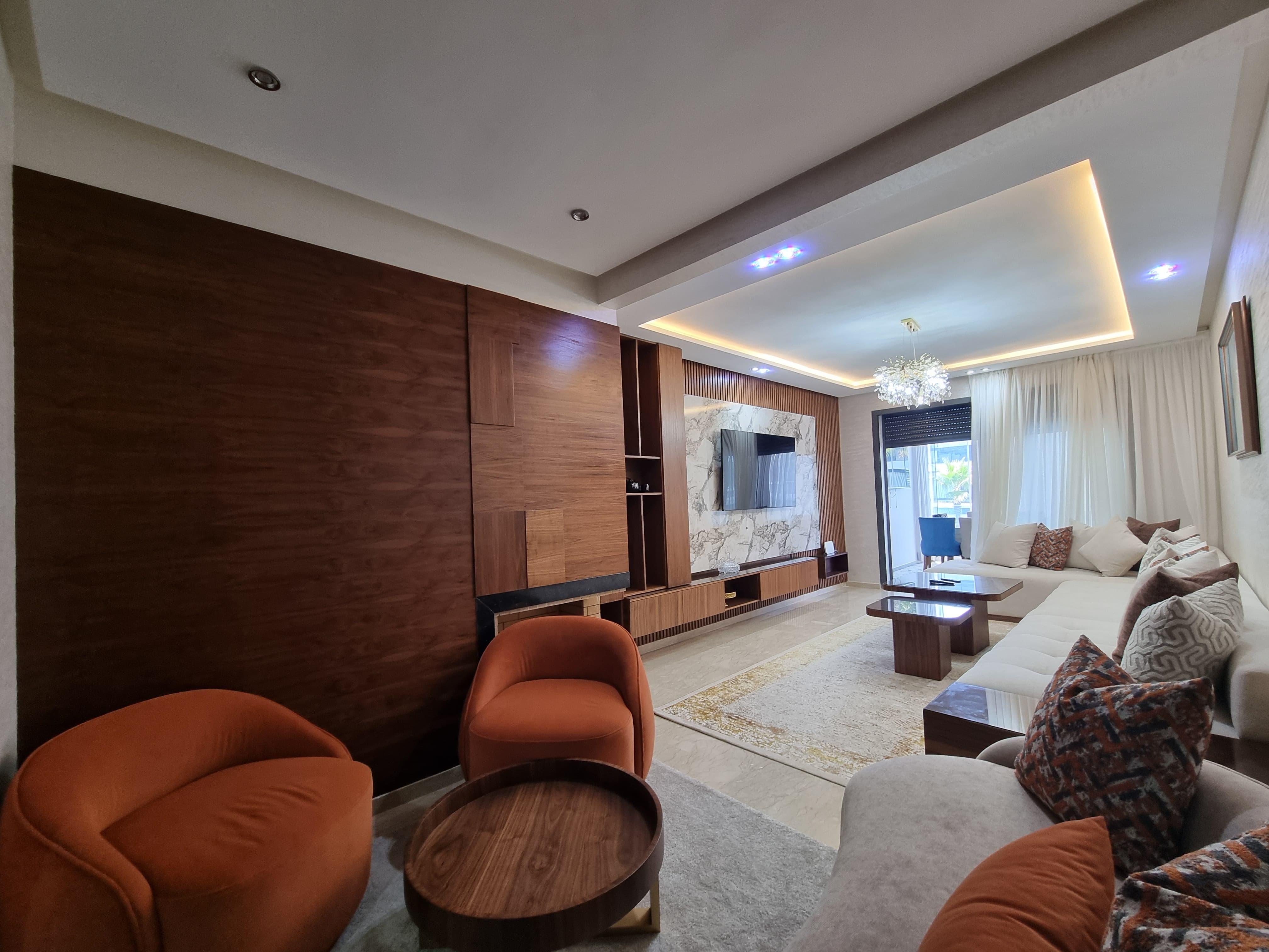 Superbe Appartement Meublé Haut Standing à Dar Bouazza en Résidence en Front de Mer — 2
