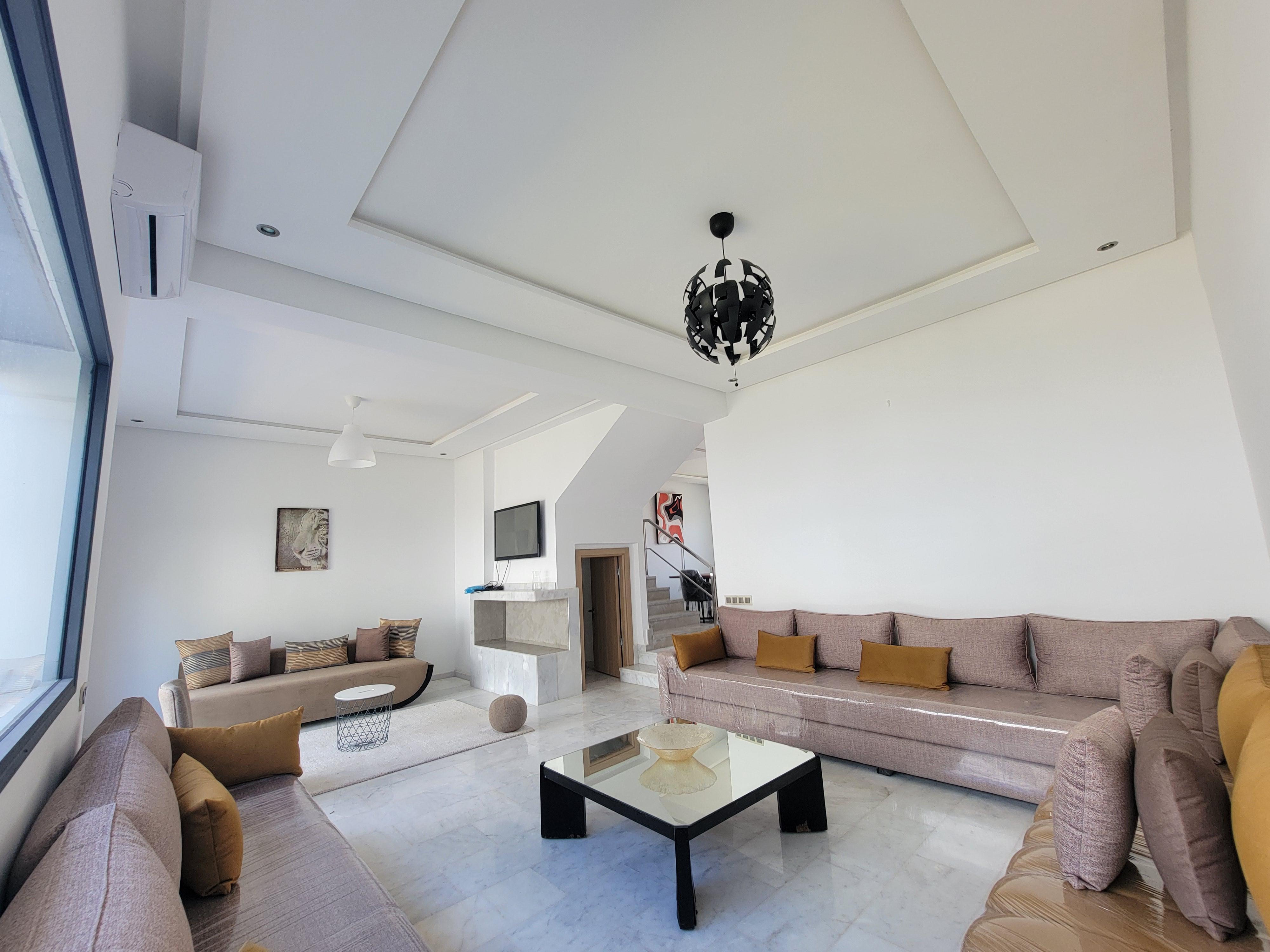 À Louer – Sublime Villa Meublée à Dar Bouazza : Confort, Sécurité et Élégance pour une Vie de Famille Idéale — 6